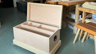 Plywood Tool Chest pt.14 - Making sliding trays @Cravenconservation #toolchest #woodworking #craft