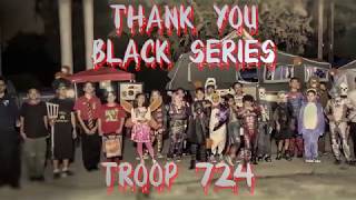 Boy Scout Trunk or treat Troop 724, Black Series Camper