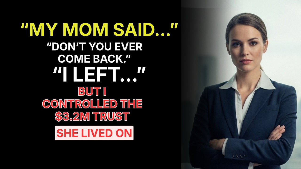 My Mom Said Don't Come Back — She Forgot I Controlled The Trust Fund