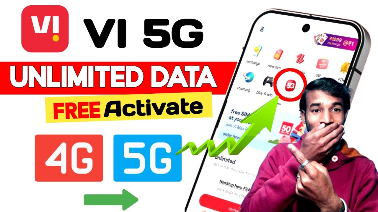 Vi 5G Activate Kaise Kare 2026 😱 | Vi 5G Unlimited Data Setting | 4G Se 5G Me Upgrade