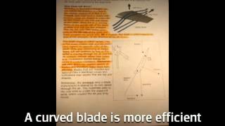 Bernoulli's principle and curved windmill blades
