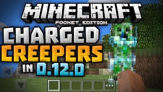 Charged Creepers In 0.12.0 - Gameplay Footage - Update Review - Minecraft Pe Pocket Edition