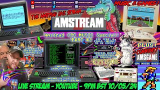 [AMSTRAD CPC]⚡️AMSTREAM 🎵 Amstrad CPC MUSIC Special! #2 🎵 The Best Tunes! + AMSAMP Release Party! 🥳🎶