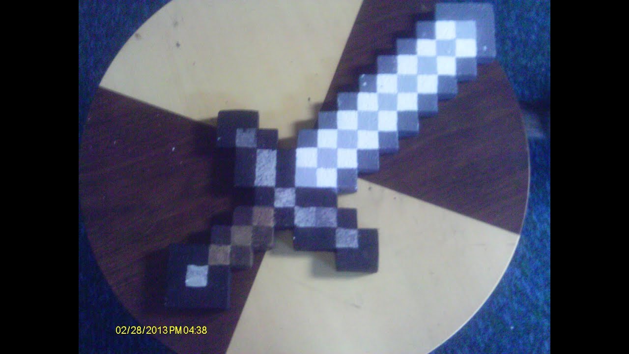 how to make a minecraft wooden sword in real life - How to make a