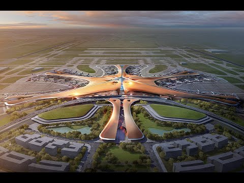 Beijing New Airport Terminal Building by Zaha Hadid in Daxing, Beijing, China - 2019