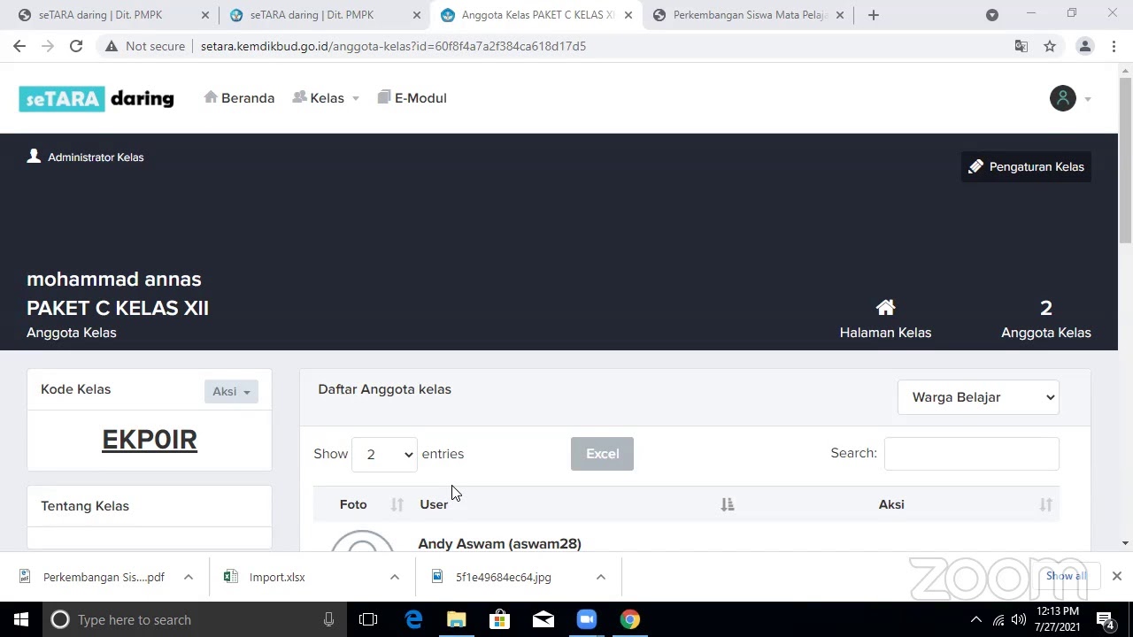 SKB Kota Semarang IHT Setara Daring