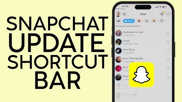 New Chat Shortcut Bar on Snapchat | NEW UPDATE DEC 2022 Snapchat