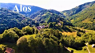 ALOS🌲Village de montagne🌲Ariège (09) - Visite des villes et villages Français