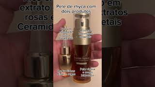 Pele de rhyca com dois produtos top skincare acne melasma