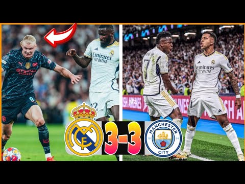 REAL MADRID 3-3 MAN CITY ! INCROYABLE MATCH ! FODEN BUTEUR MAIS HAALAND PORTÉ DISPARU ??