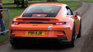 Supercars and Modified Cars Leaving a Car Show in Style (Sports Cars in the Park @ Newby Hall)!!!