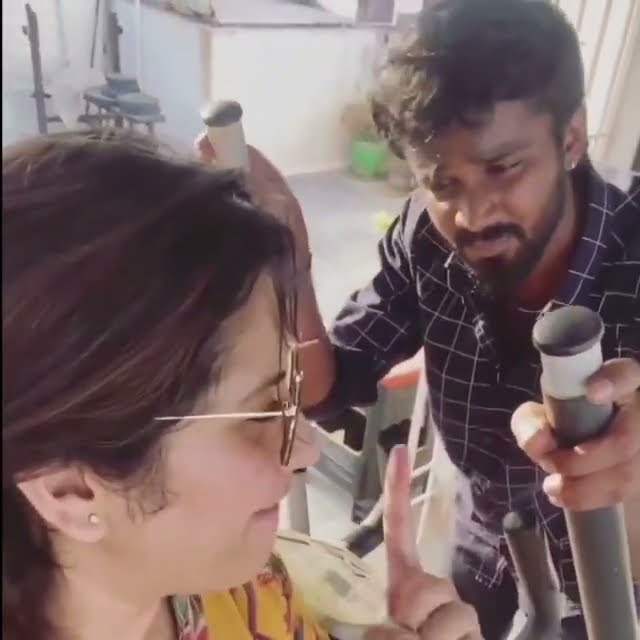 #Priyanka tried to weight loss fun with #Dheena🤣 #viral
