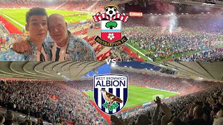 SOUTHAMPTON VS WBA (VLOG) *PITCH INVASION, AS SOUTHAMPTON ARE OFF TO WEMBLEY!*