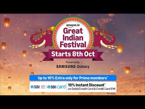 Amazon Great Indian Festival | Starts 8th Oct