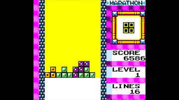 Tetris DX on Gameboy Color