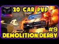 Wreckfest - 20 Car DESTRUCTION DERBY in SpeedBowl - PvP #9