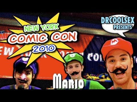 Super Mario Invades New York Comic Con 2010