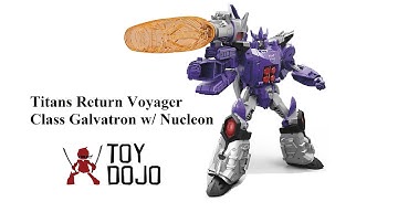 Transformers Titans Return Voyager Class Galvatron with Nucleon
