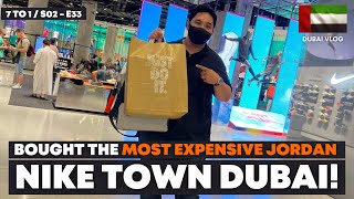 DUBAI VLOG 1: Sneaker Shopping at Nike Town, Dubai Mall!