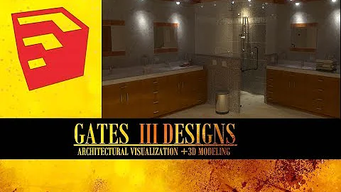 SketchUp Bathroom Tutorial Layout Walk In Shower