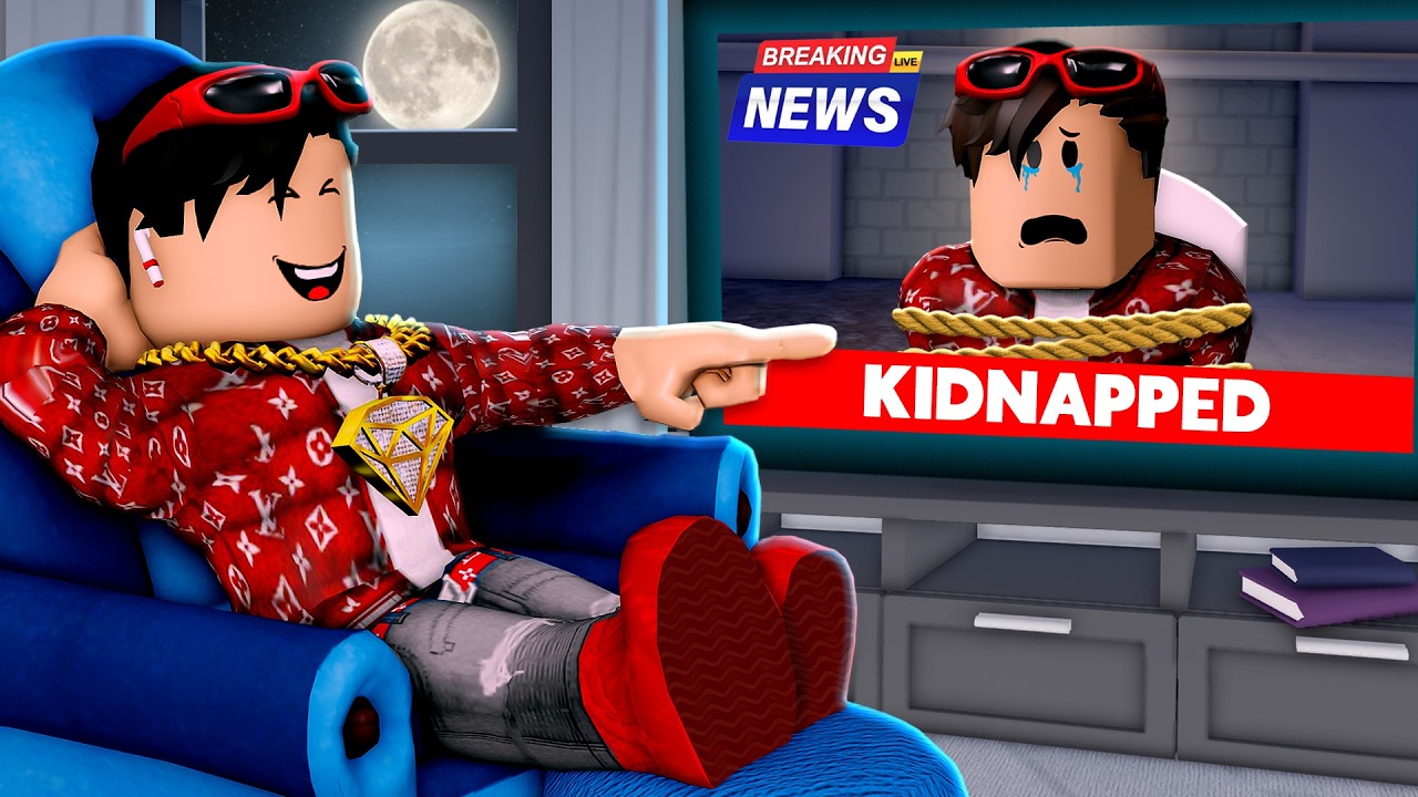 Spoiled Brother Faked Being Kidnapped! (A Roblox Movie)