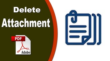How to Delete Attachment in PDF File Adobe Acrobat Pro 2020