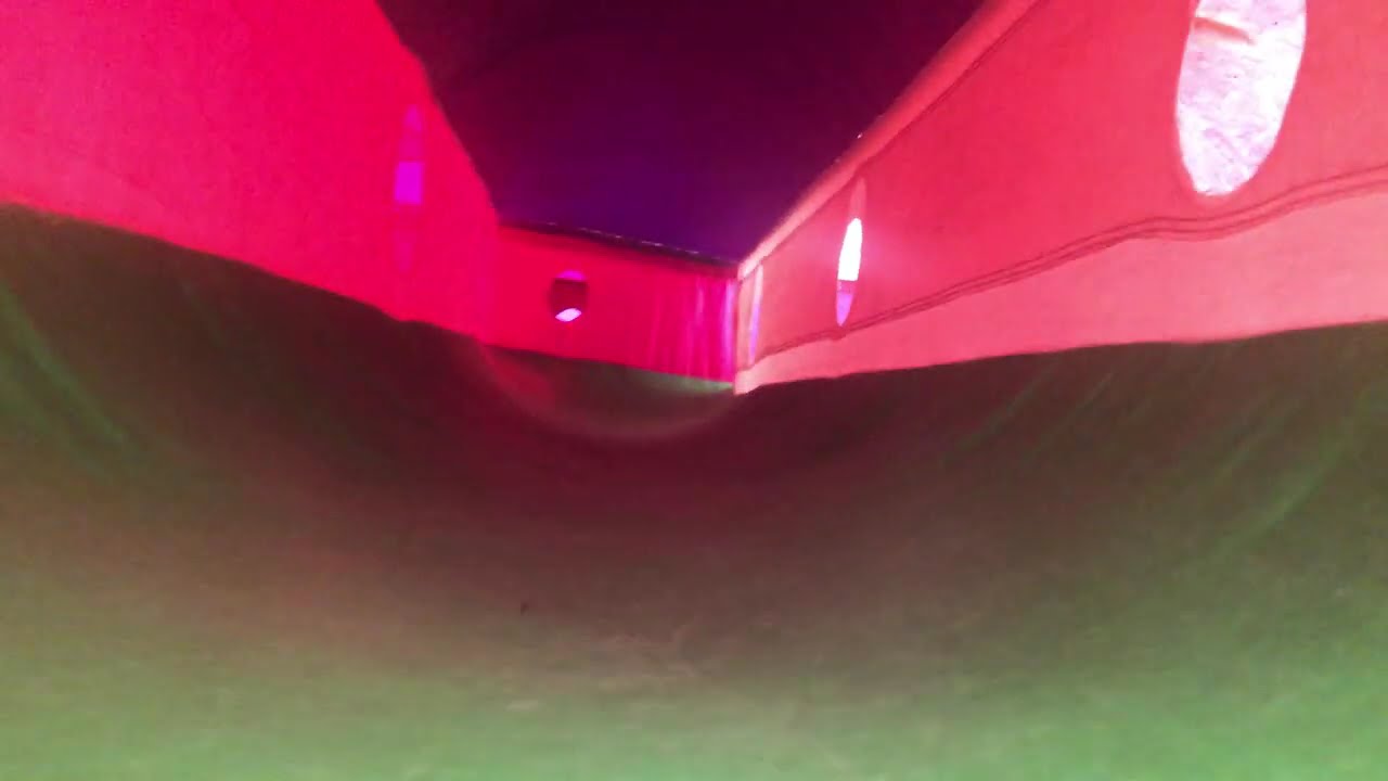 POV deep inside Paul’s Princess Bouncy Castle 20 March 2025