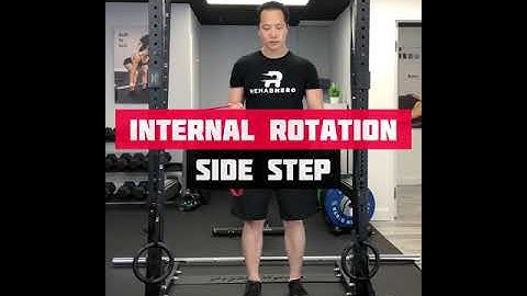 Internal Rotation Side Step - Subscapularis Rotator Cuff Stability Exercise