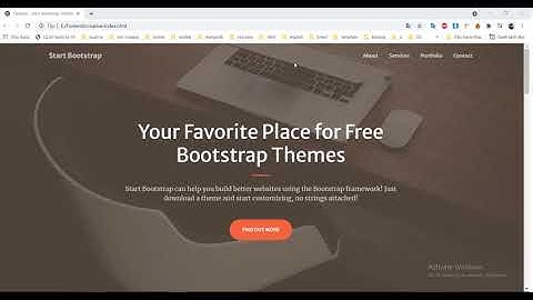 Chia Sẻ Miễn Phí Template Website Bootstrap 5 HTML5 Chuẩn Seo Làm Thuê Đồ Án
