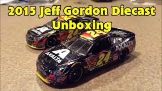 2015 Jeff Gordon 1:64 Scale Diecast Axalta Unboxing