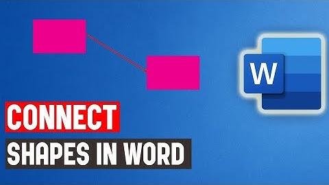 Vormen verbinden met pijlen in Microsoft Word