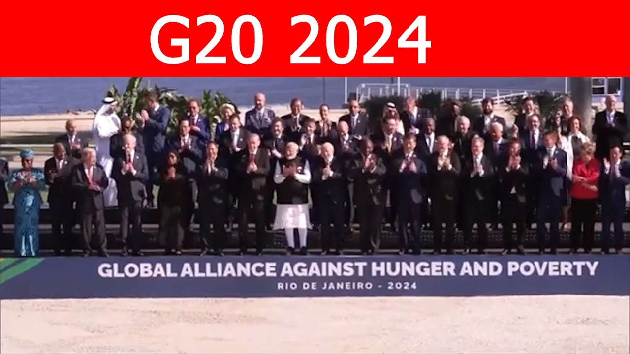 G20 leaders meet in Rio de Janeiro, Brazil | - YouTube