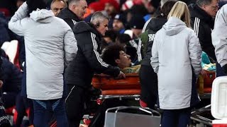 💔Chris Richards stretchered off with injury in Carabao Cup quarter-final vs Arsenal