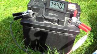 Charging a Car Battery with a Solar Panel and Charge Controller - YouTube