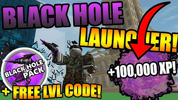 BLACK HOLE LAUNCHER! (+FREE 5 LVLS CODE!) | ROBLOX: Destruction Simulator