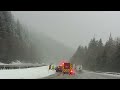1 31 22 SNOQUALMIE PASS CAR ON TOP ACCIUDENT