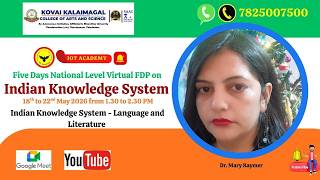 Indian Knowledge System - Language and Literature