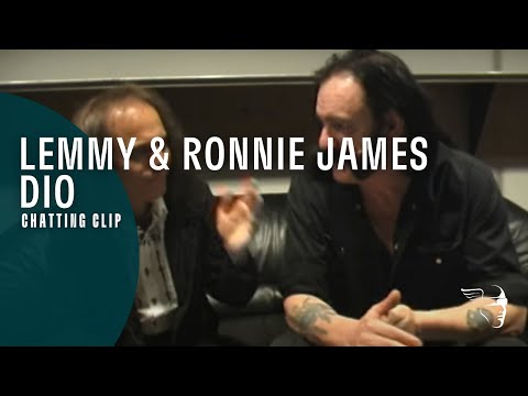 Lemmy and Ronnie James Dio chatting