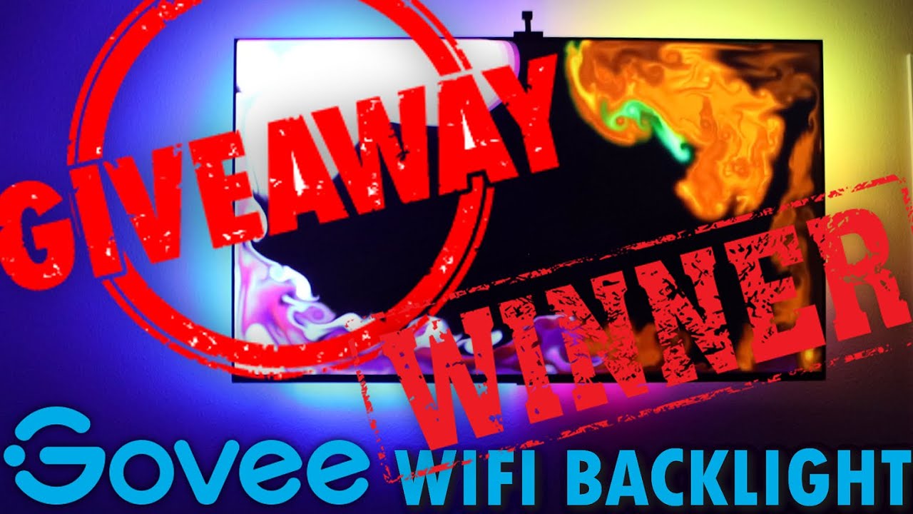 Giveaway Winners!! Best LED Backlight Light Kit  For 2021 | Govee Immersion RGBIC |