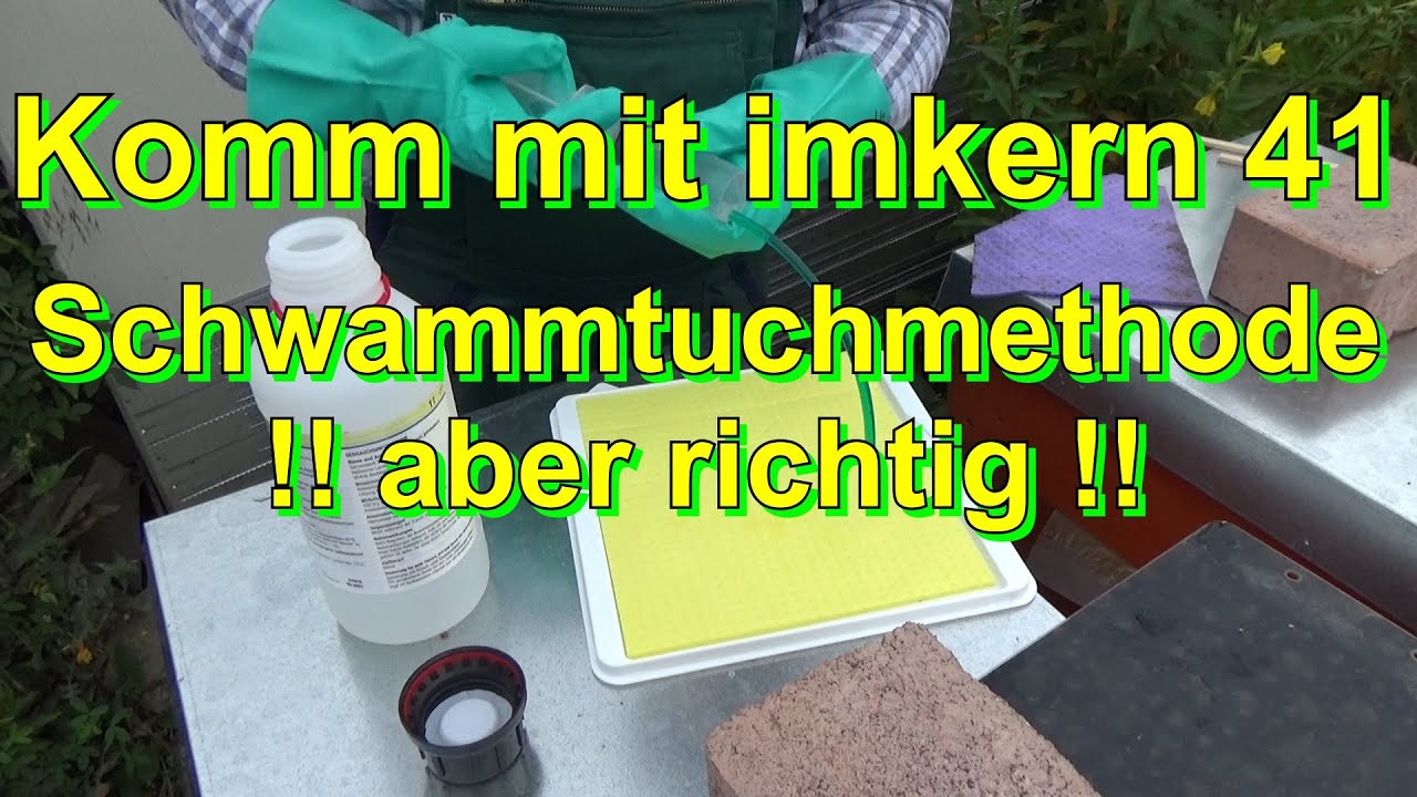 #Schwammtuchmethode !! aber richtig !!