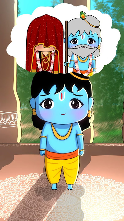 Thakur ji ki sadhi ll @BhaktiPath #animation #krishnaleela #indreshji
