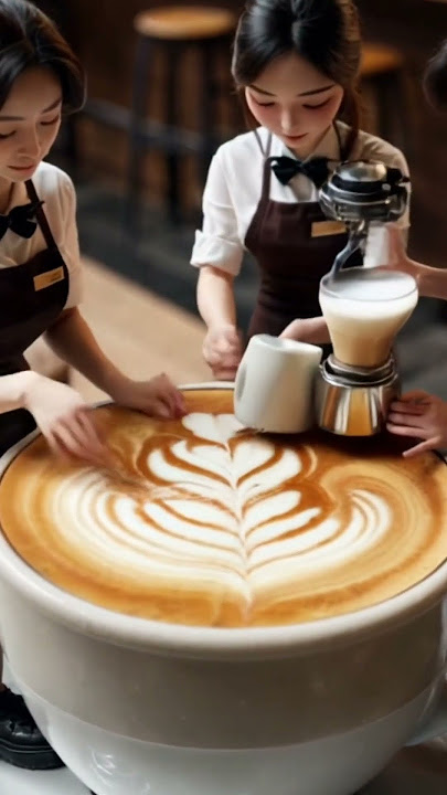 tiny workers cappuccino #short