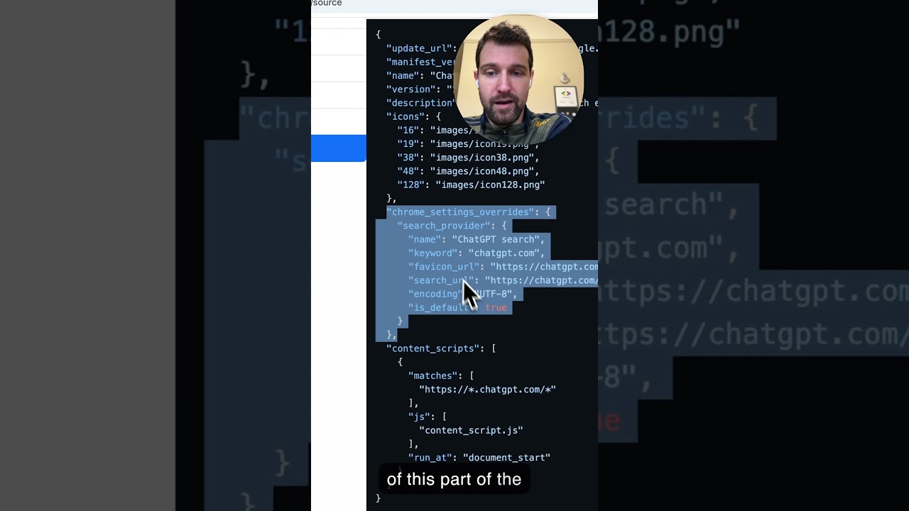 How OpenAI built ChatGPT Search Extension 🔎 100k users in days 📈 #chromeextensions #chatgpt