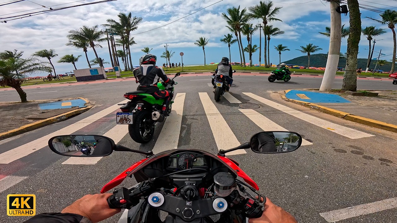 Aceleramos pra praia e entregamos o melhor motovlog de 2025! [4k]😱💨