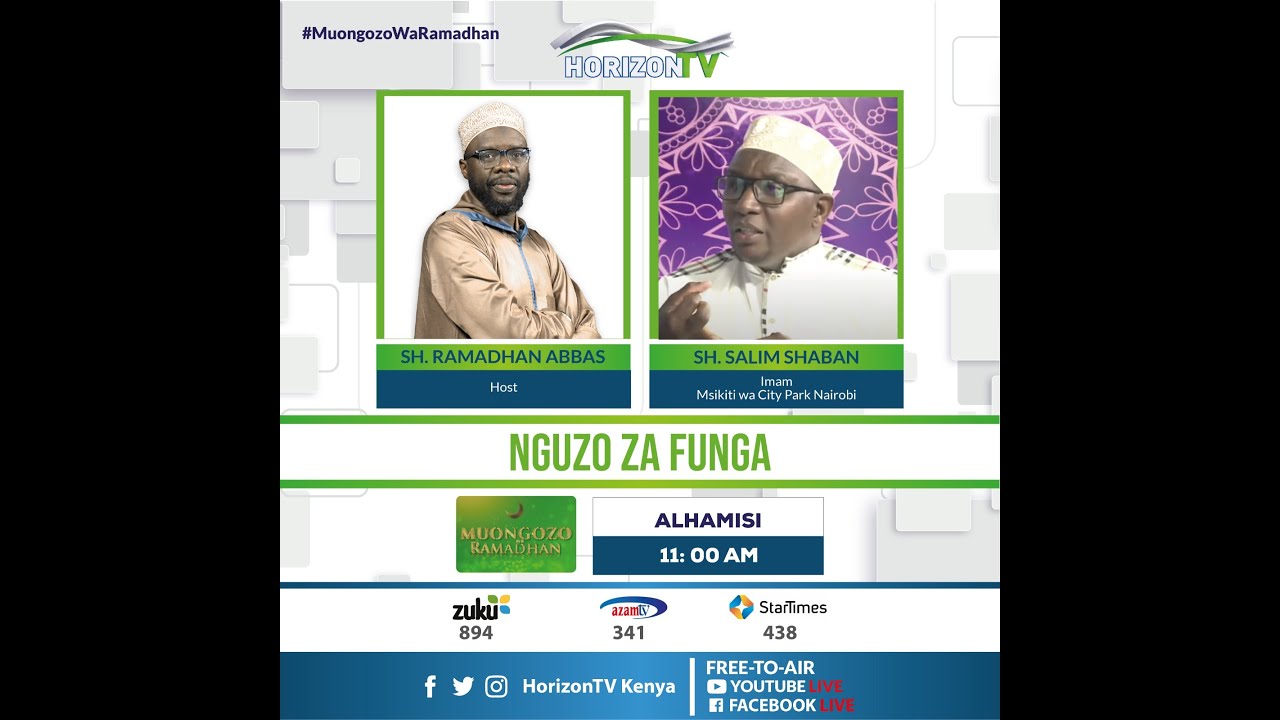 Nguzo Za Funga | Muongozo Wa Ramadhan | HorizonTV Kenya