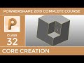 PowerShape 2019 Tutorial # 32 Core From Wireframe And Selection - Urdu/Hindi