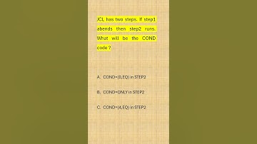 mainframe interview question | how to use COND parameter in JCL