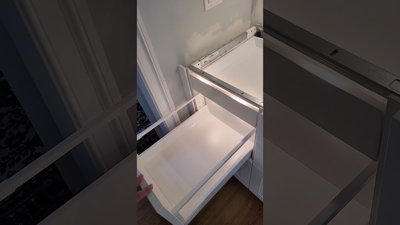 IKEA drawer lights - the result from our installation