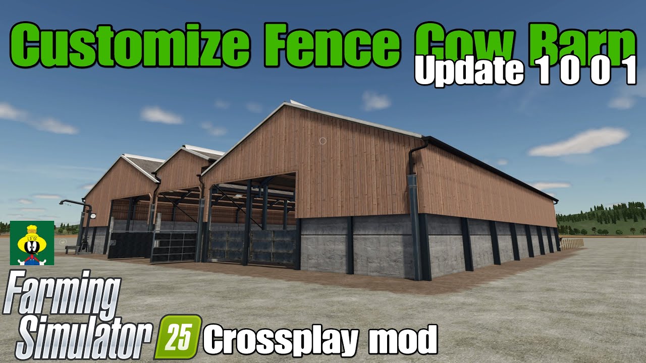 Индивидуальная настройка забора для коровника / FS25 ОБНОВЛЕНИЕ 16/25 дек.