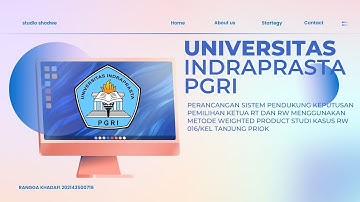 Simulasi Aplikasi Tugas Akhir UNINDRA | Rangga Khadafi 202143500719 | Teknik Informatika